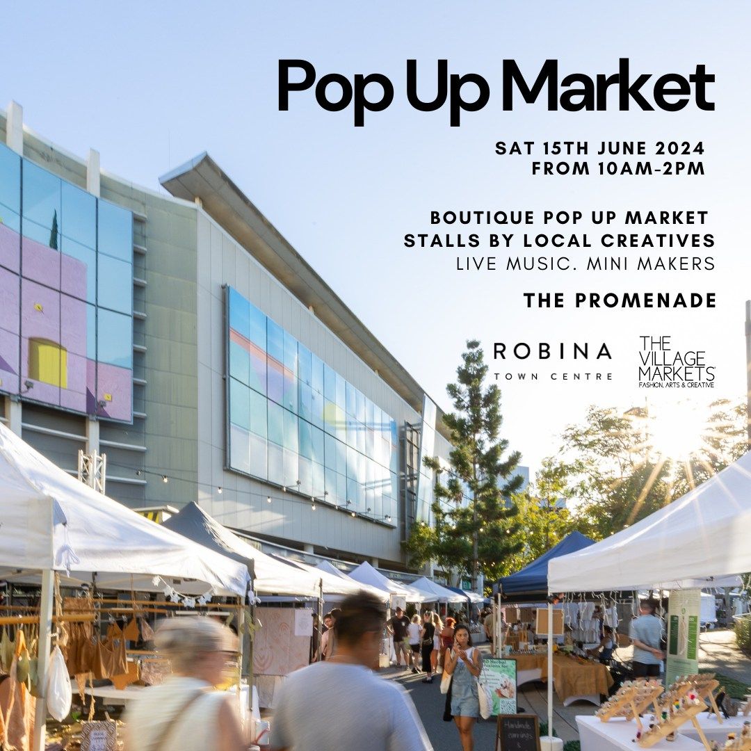 The Village Markets Winter Pop-up at The Promenade, Robina Town Centre 
