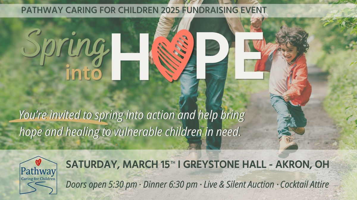 Pathway's Spring into Hope Dinner & Fundraising Event