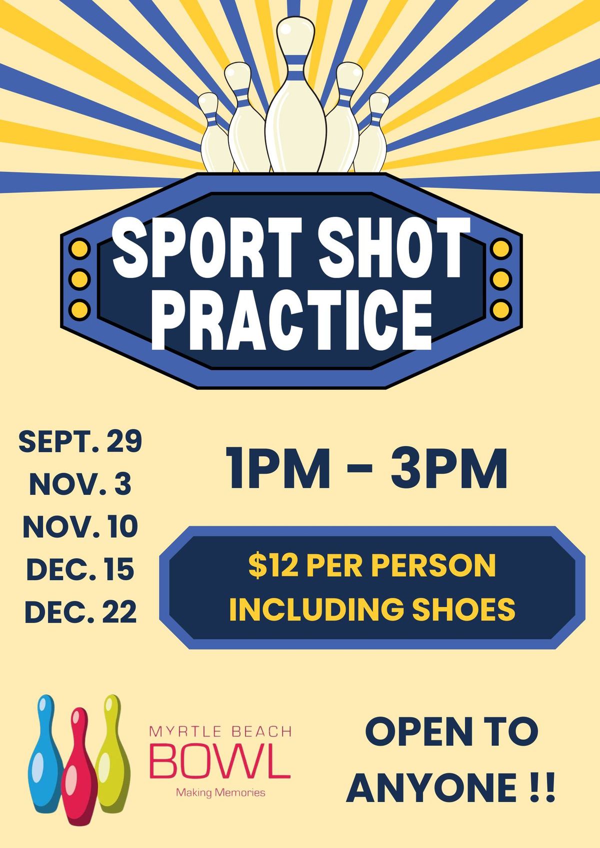 Sports Shot Practice!