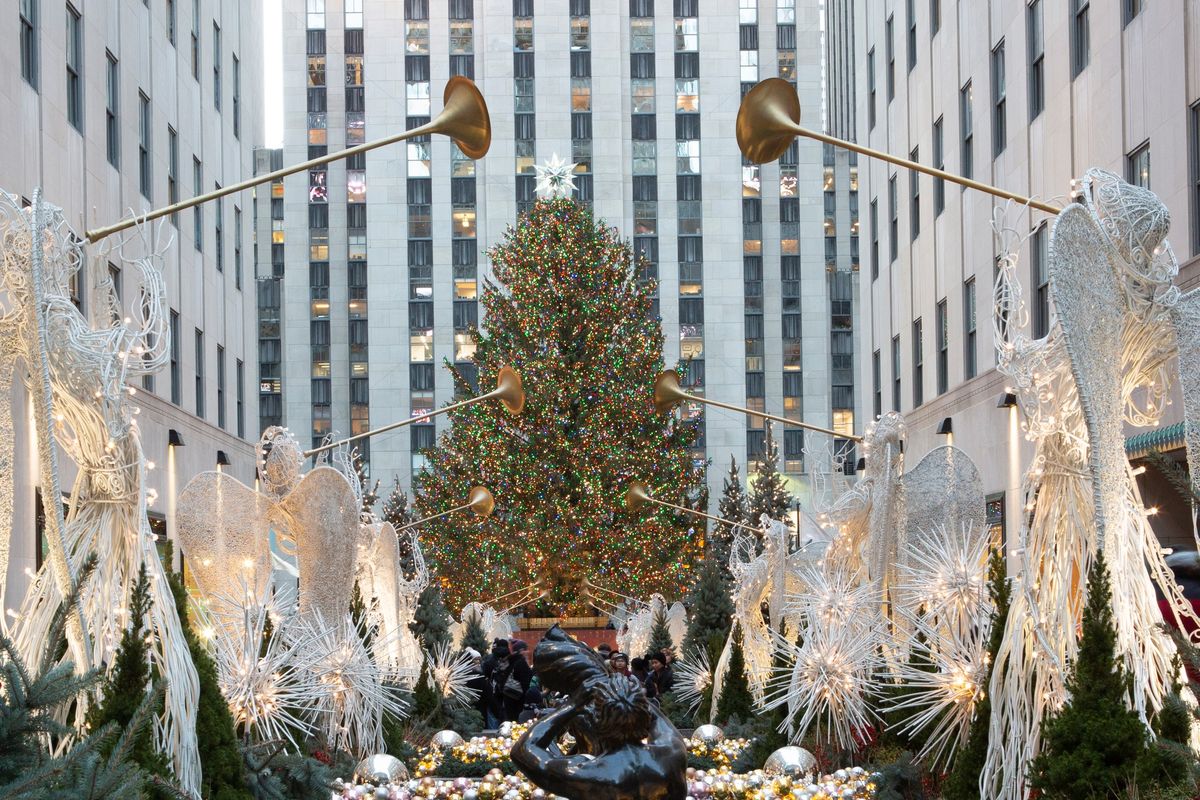 NEW YORK CITY - Rockefeller Tree Lit 