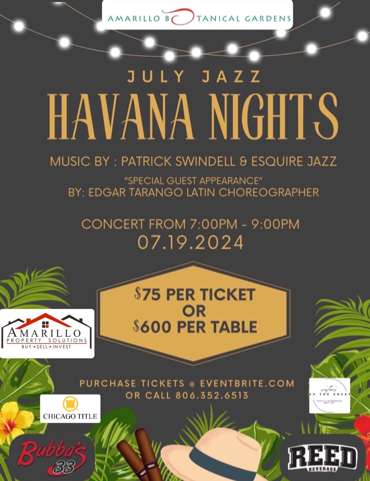 July Jazz 'Havana Nights'