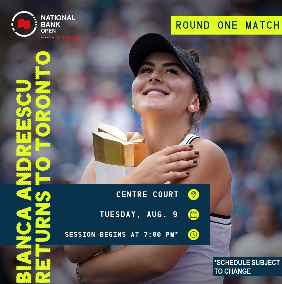 National Bank Open - Session 9 at IGA Stadium - Centre Court