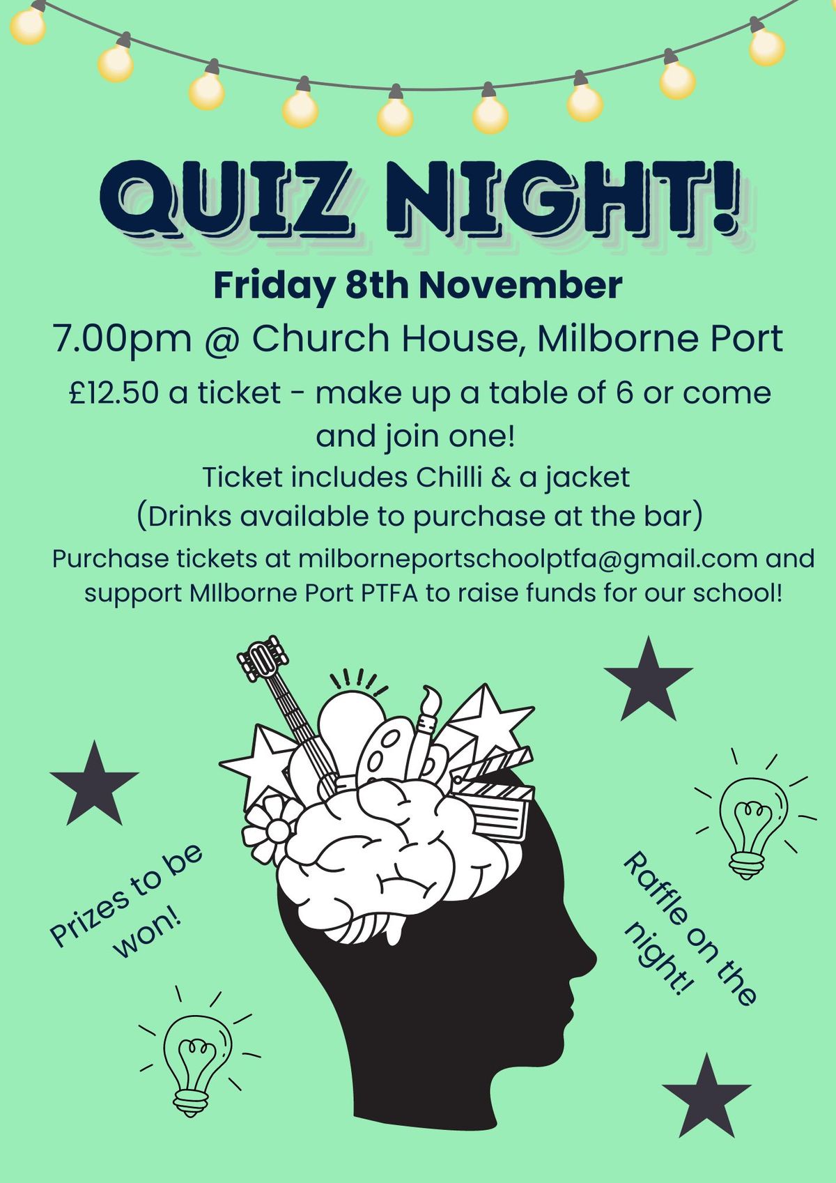 Quiz Night in Aid of Milborne Port Primary School PTFA