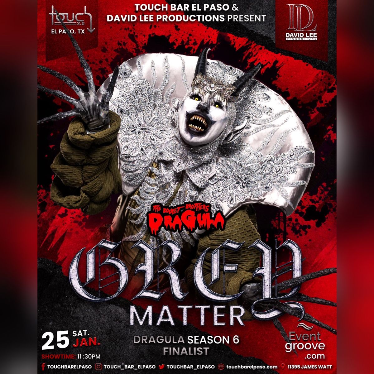 Grey Matter \u2022 Dragula Season 6 Finalist \u2022 Live at Touch Bar El Paso