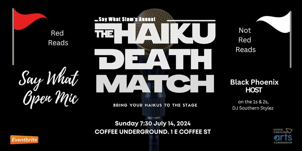 Haiku Death Match at Coffee Underground