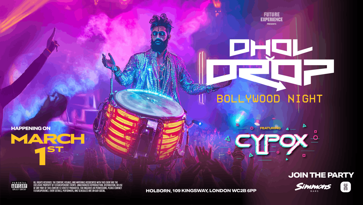 Bollywood Night in London, KnightDHOL X DROP