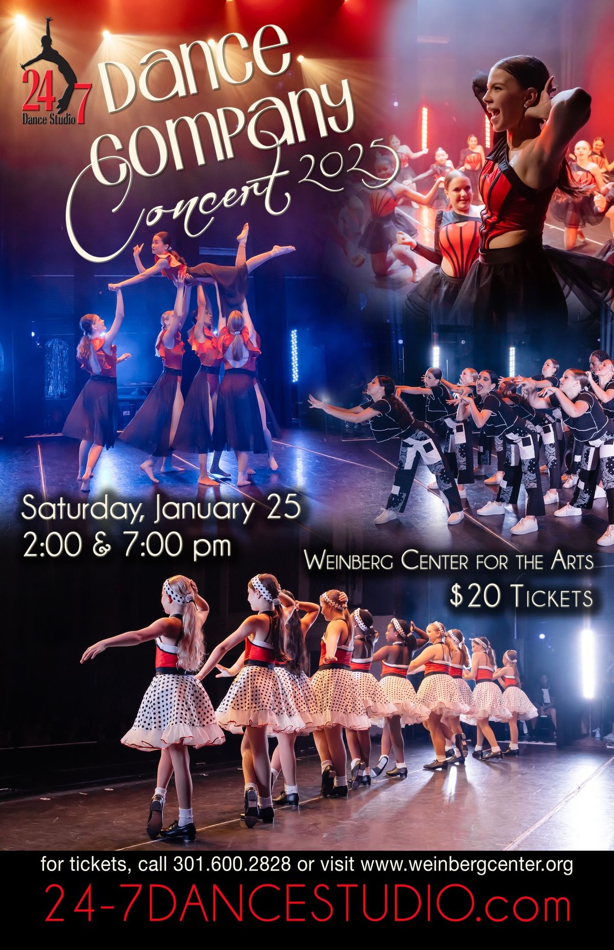 24\/7 PRIDE Dance Company Concert 2:00 and 7:00PM