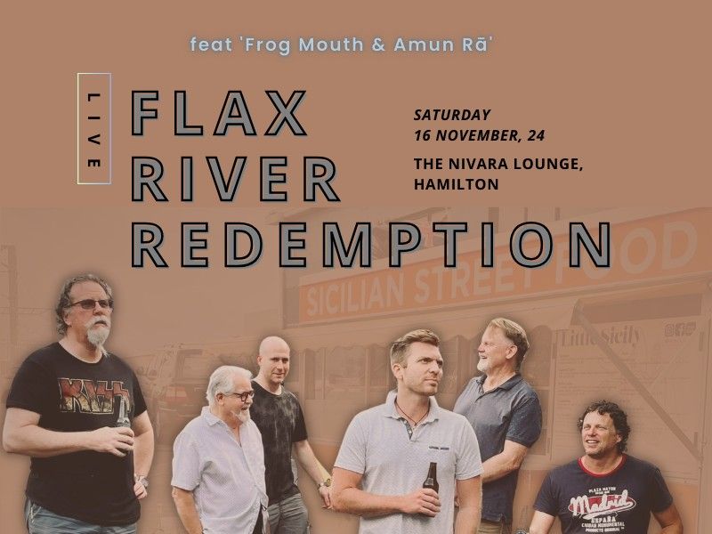 Flax River Redemption playing live at the iconic Nivara Lounge!