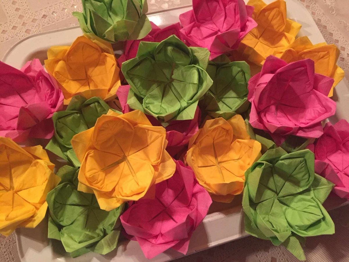 Lotus Blossom Origami with Heather Lopez 