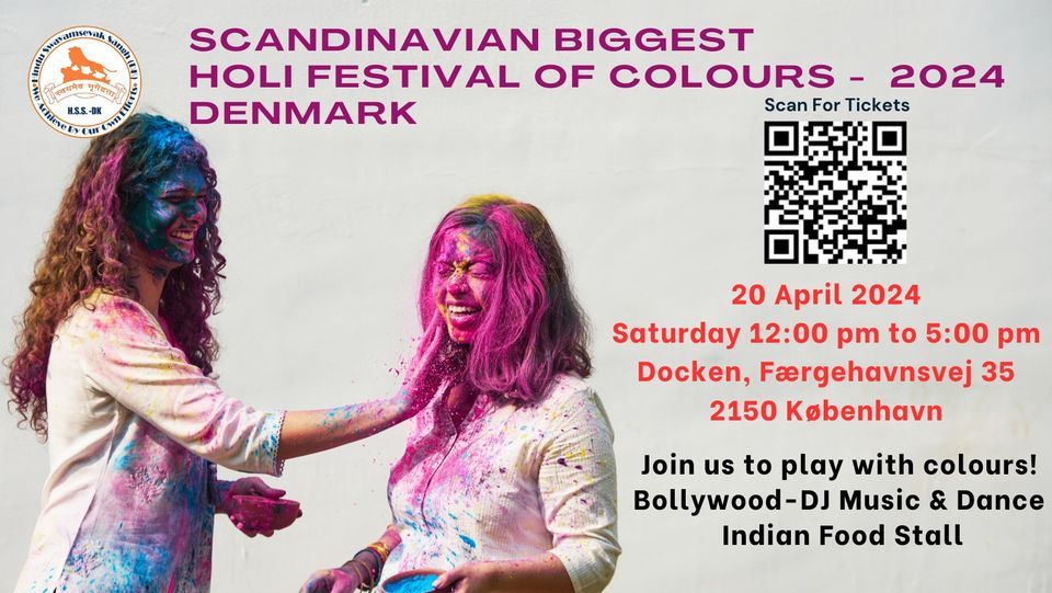 Holi "Festival of Colours" Celebration Denmark 2024