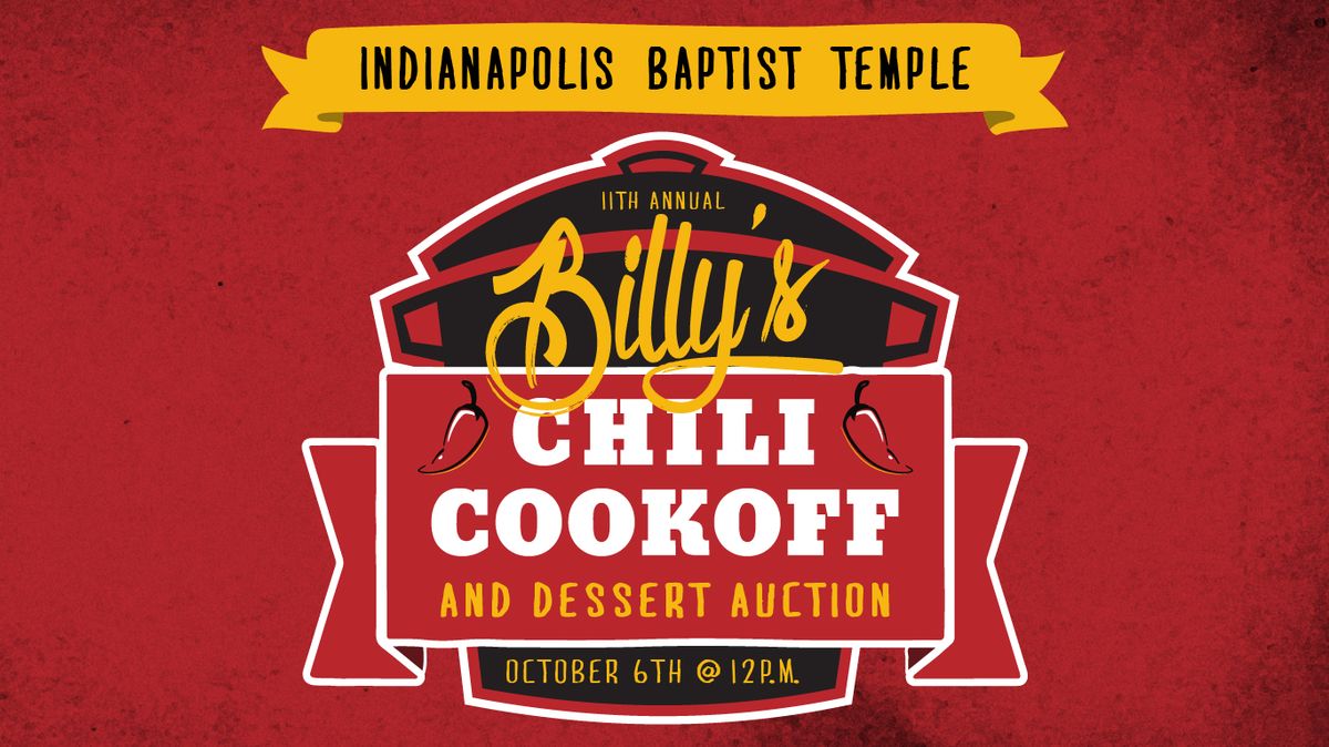 Billy\u2019s Chili Cookoff and Dessert Auction