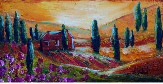 Tuscan Getaway! Landscape painting workshop! 