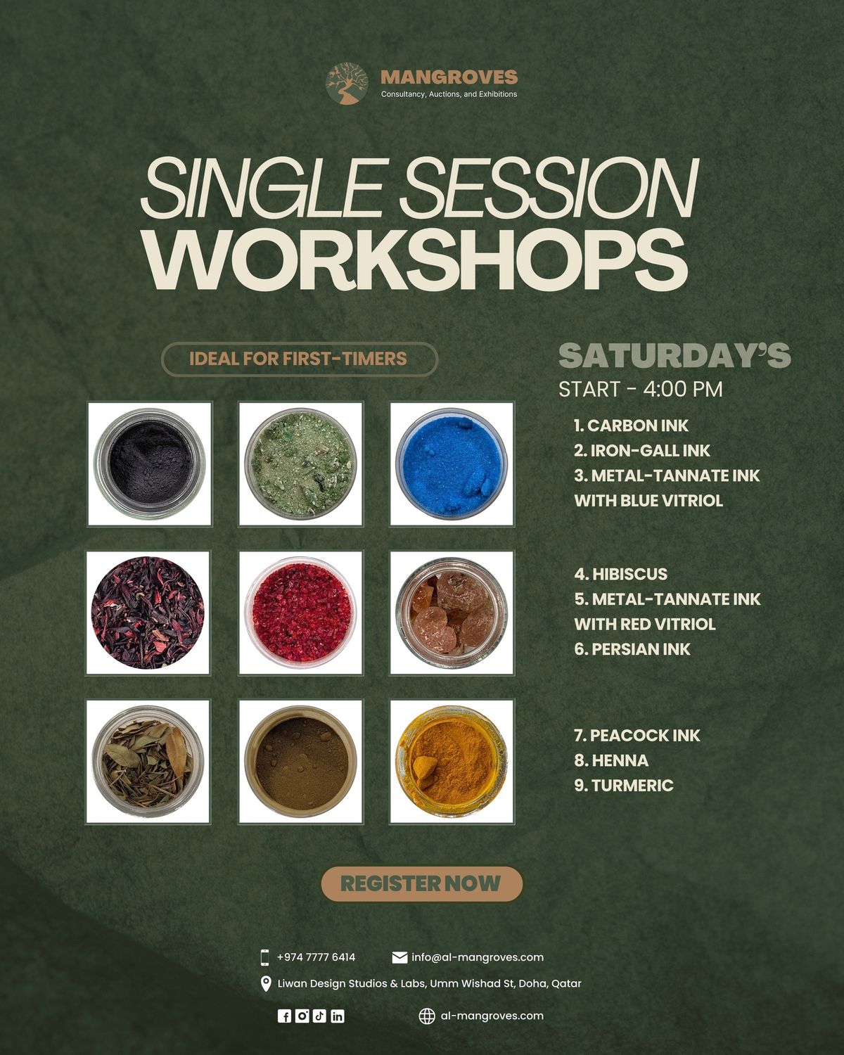 Single Session Workshop: Handmade Inks