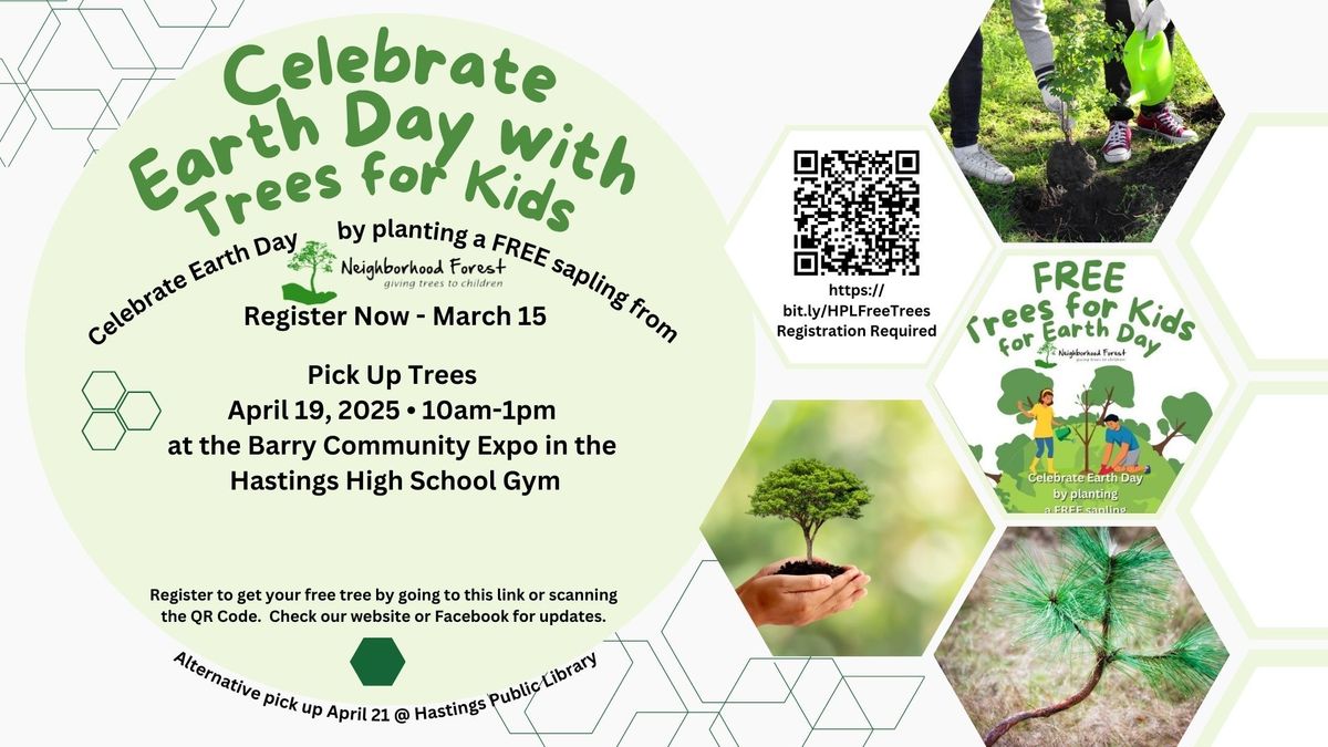 Free Trees for Kids - Celebrate Earth Day