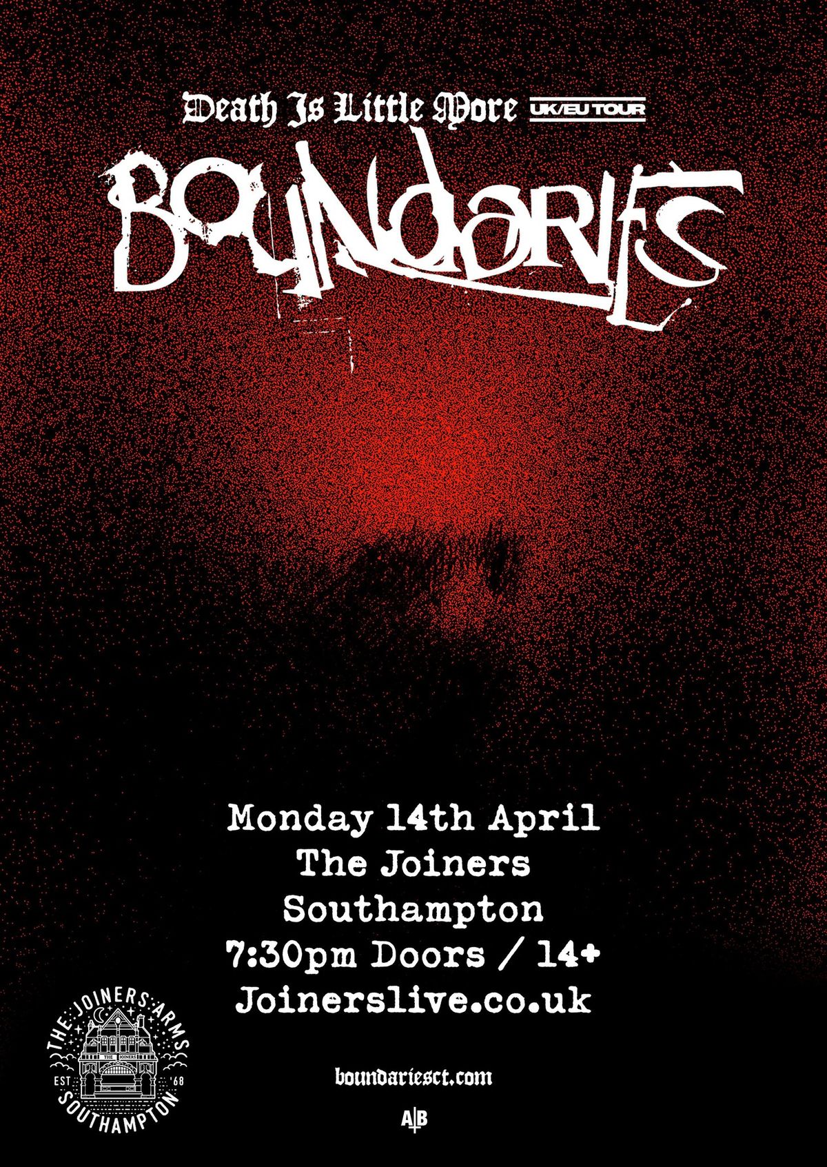 Boundaries at The Joiners, Southampton