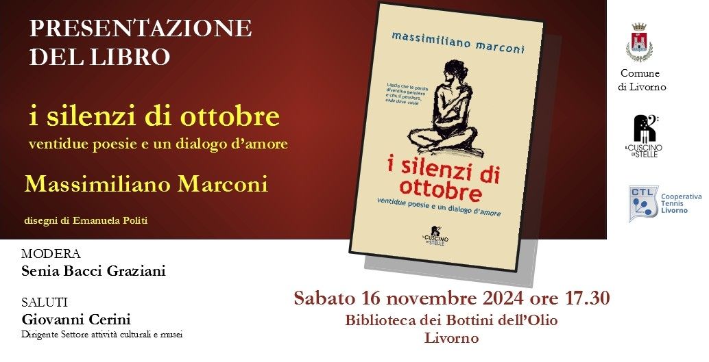 Presentazione del libro "i silenzi di ottobre"