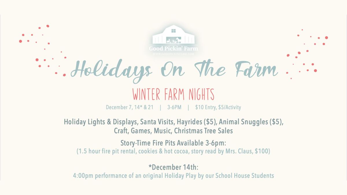 Winter Farm Nights