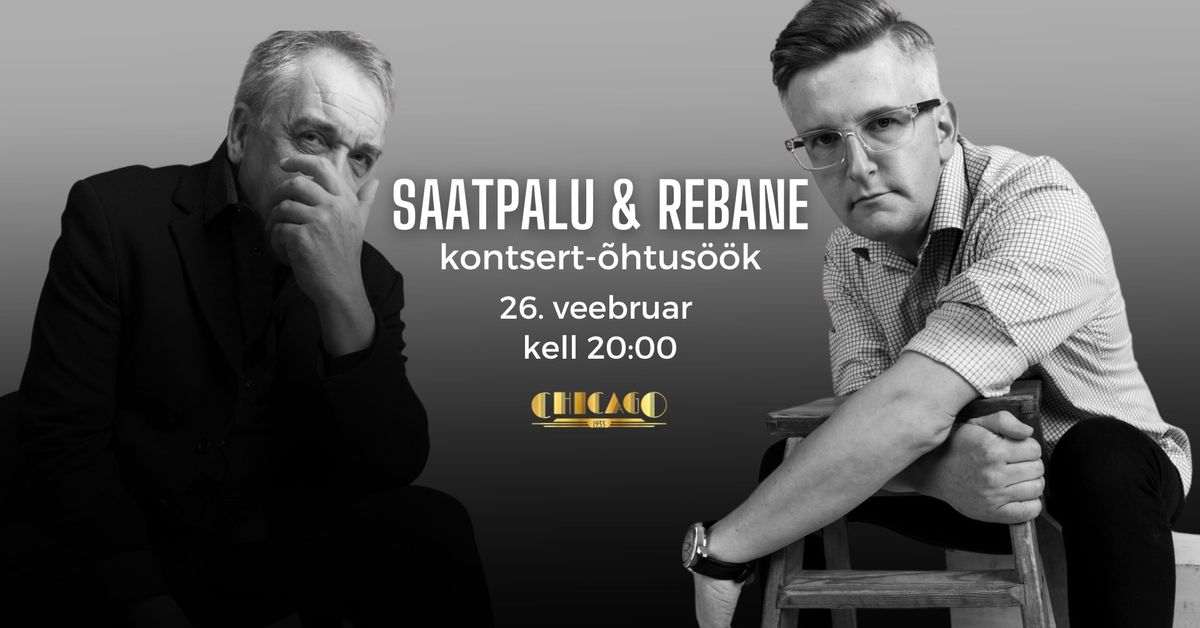 Lauri Saatpalu & Peeter Rebane kontsert-\u00f5htus\u00f6\u00f6k