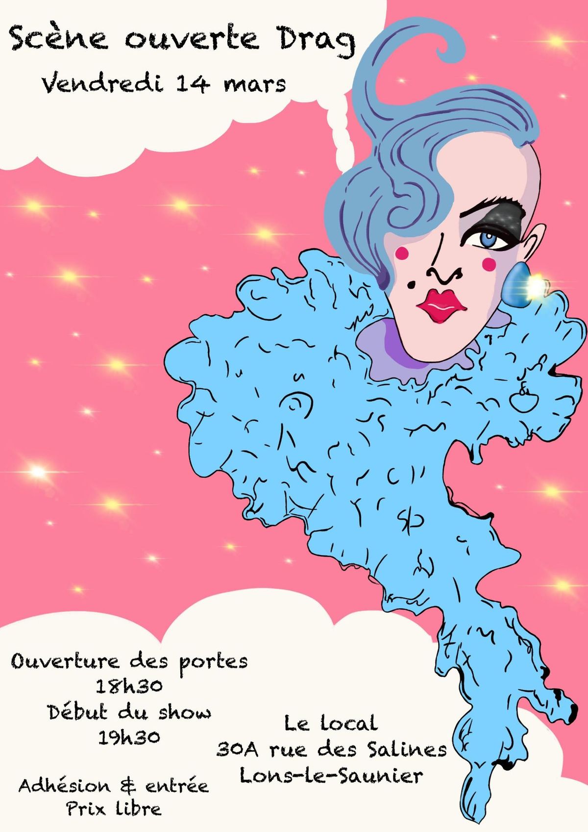 DRAG SHOW - sc\u00e8ne ouverte