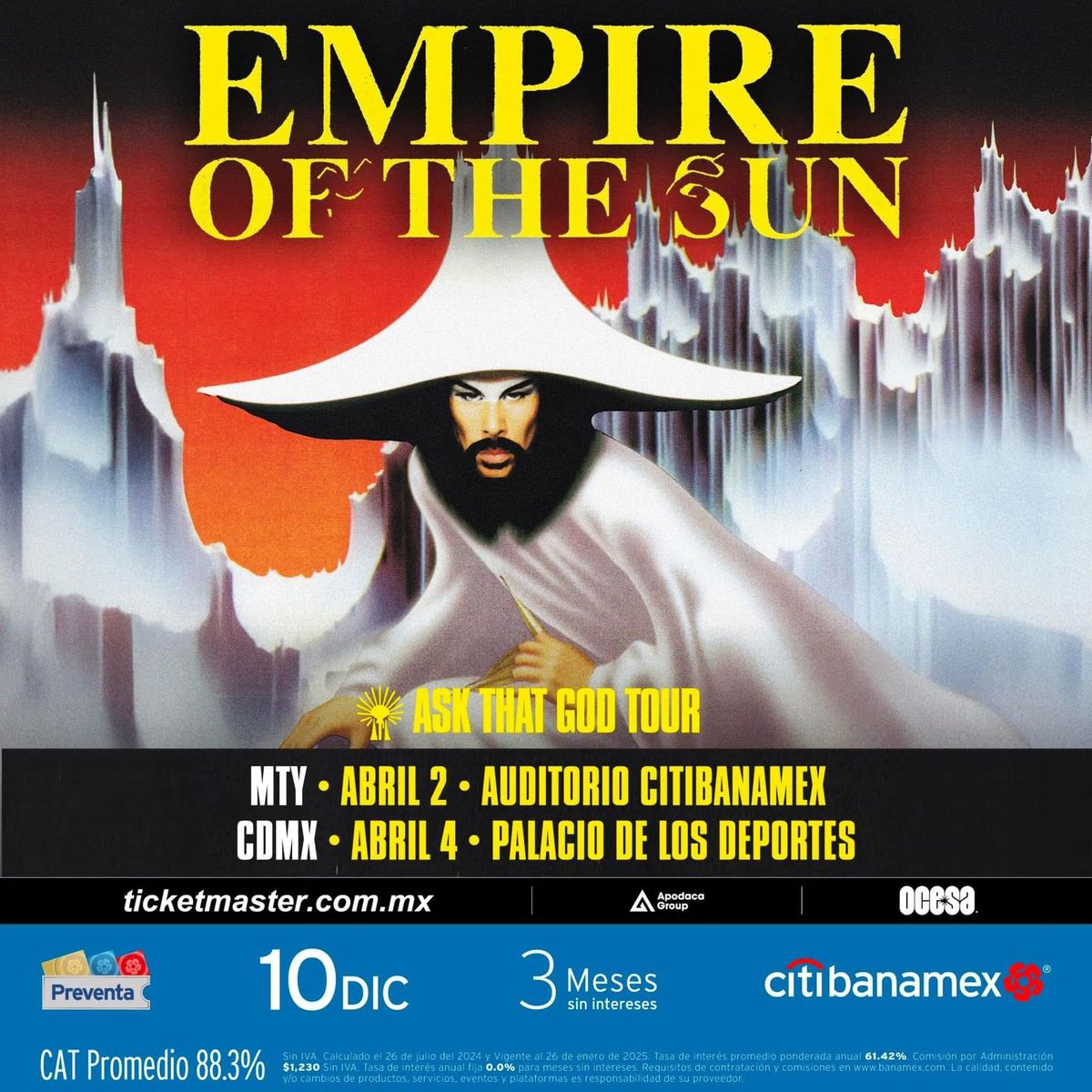 Empire Of The Sun at CDMX