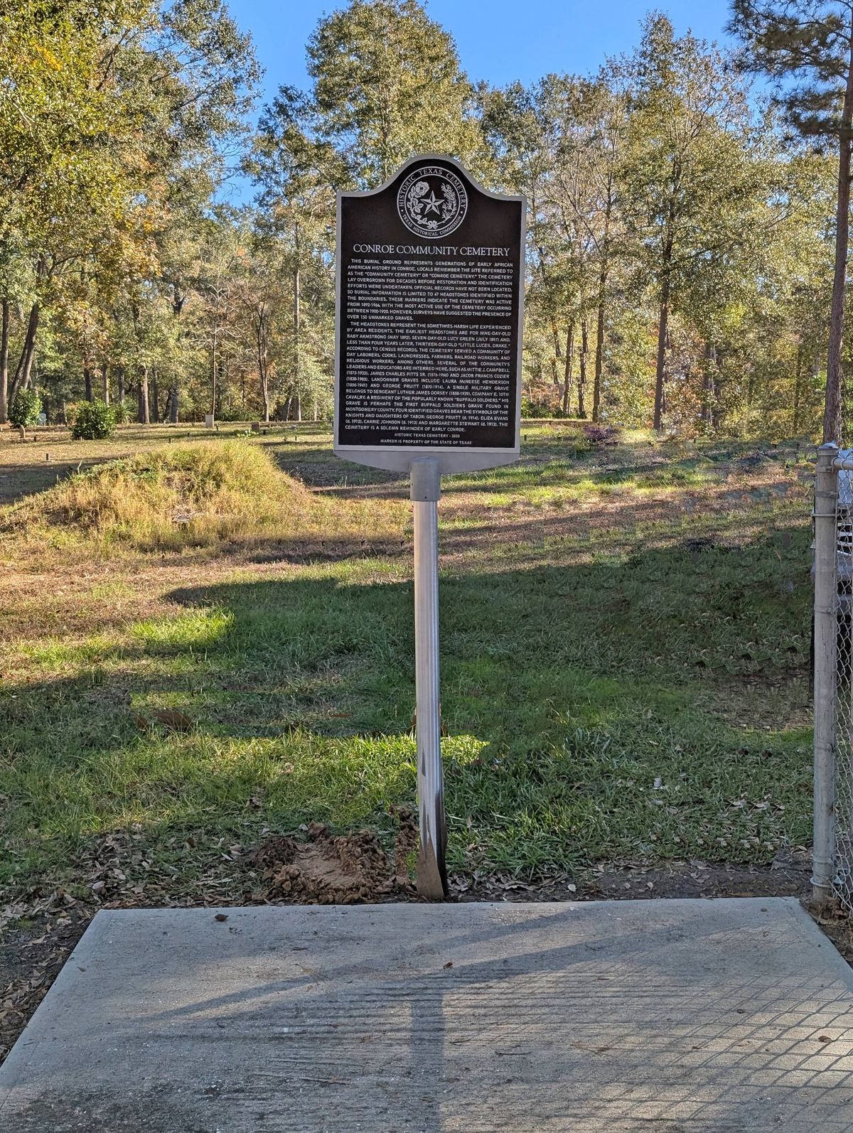 Texas Historical Marker Dedication