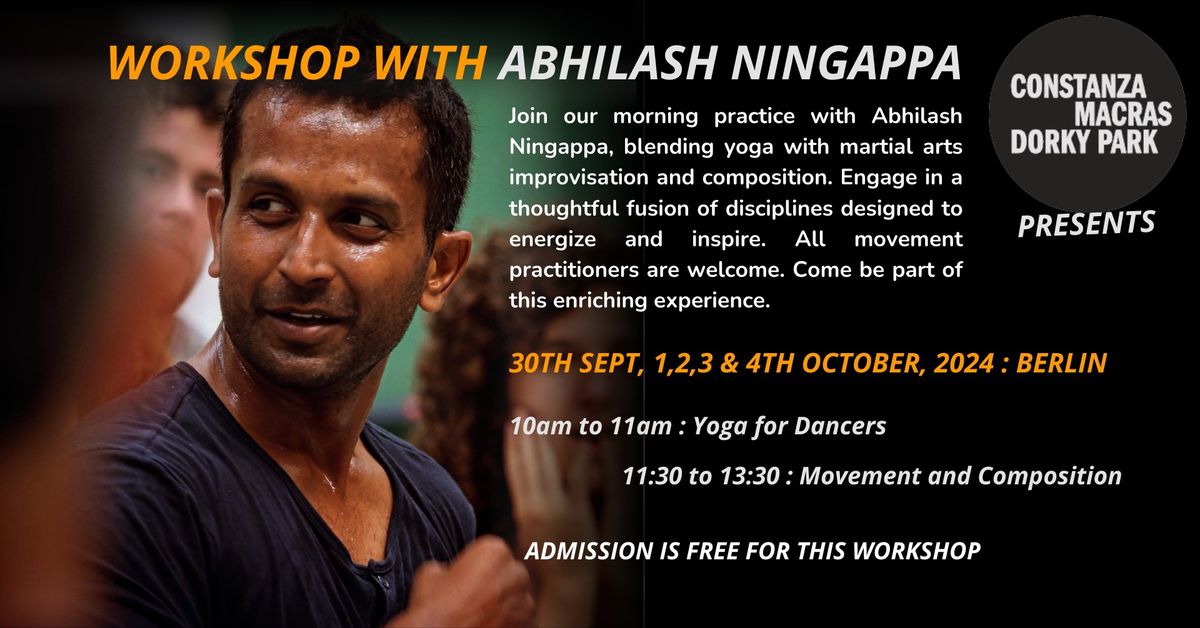 Workshop With Abhilash Ningappa : Berlin 