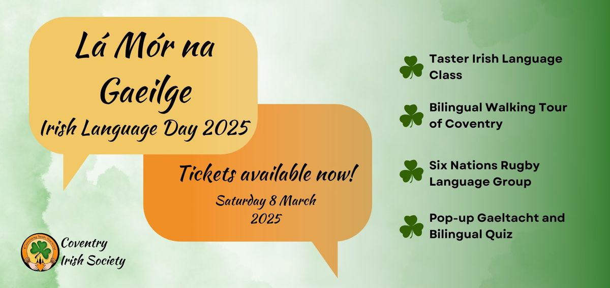 L\u00e1 M\u00f3r na Gaeilge - Irish Language Day 2025