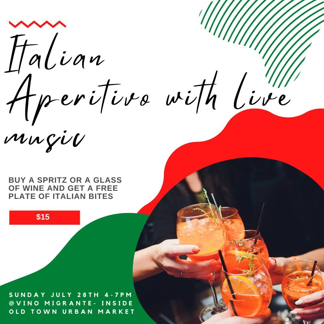 Italian Apertivo with live music