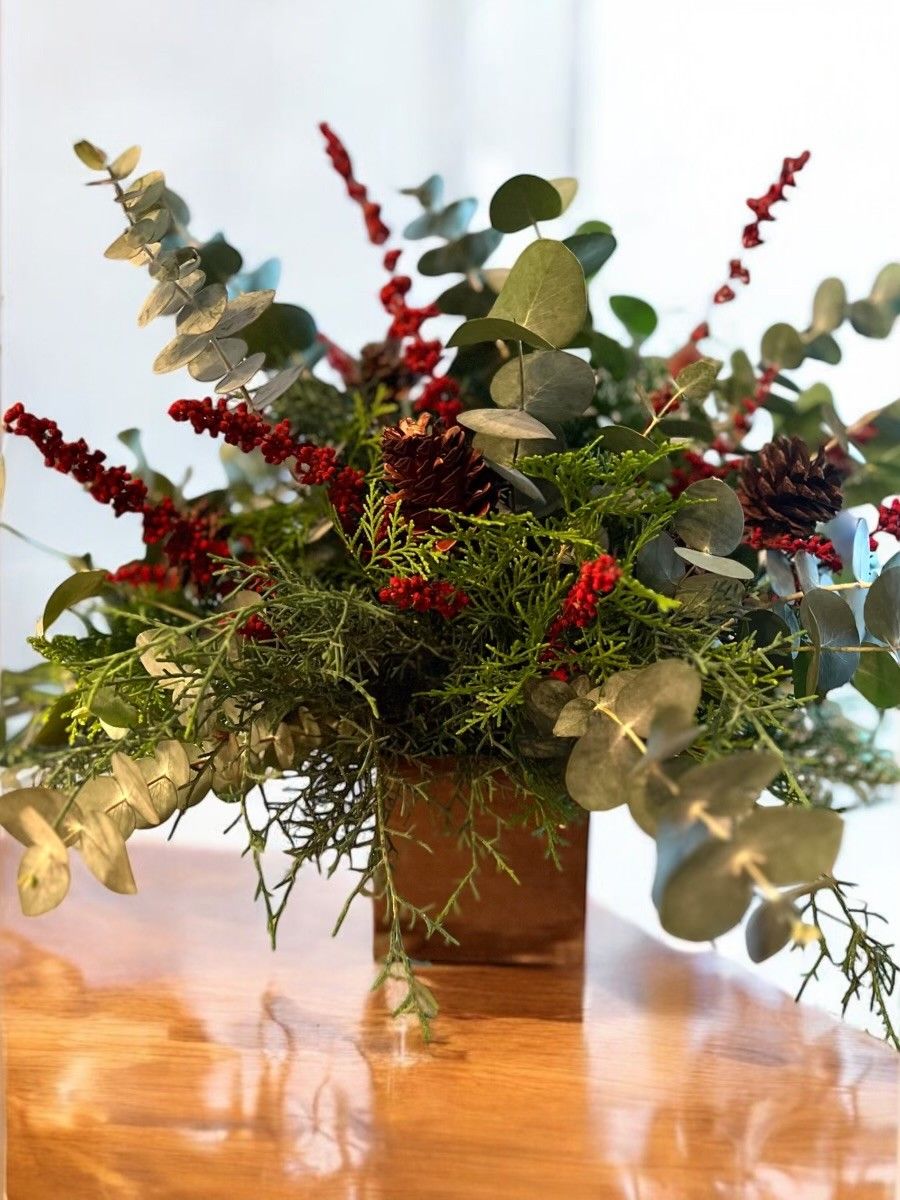 HOLIDAY CENTERPIECE WORKSHOP w\/ Rock Hill Botanicals