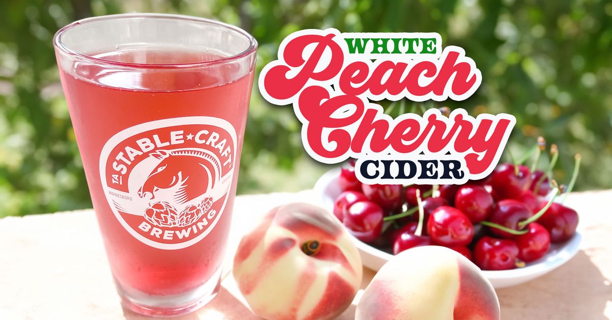 Friday LOVE: White Peach & Cherries Cider