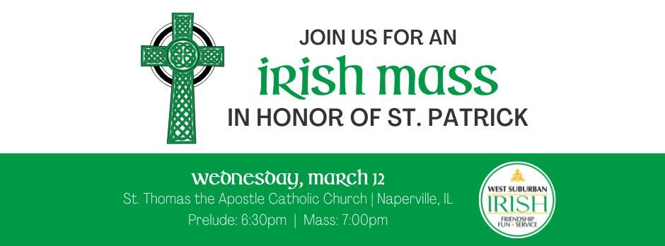 Irish Mass in Honor of St. Patrick