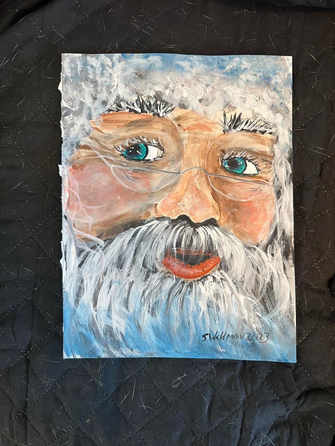 Santa Water Color Workshop