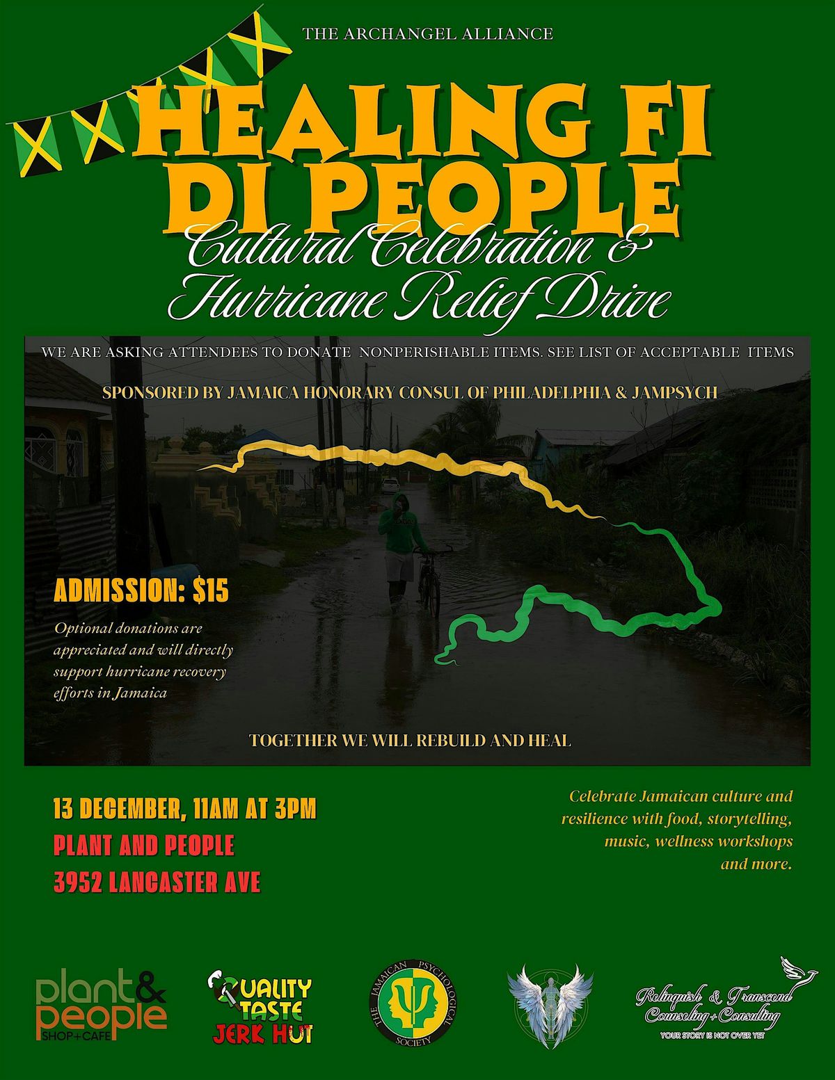 Healing Fi Di People: Cultural Celebration and Donation Relief Drive