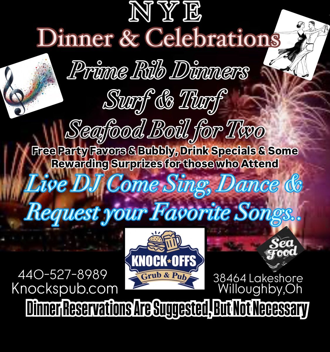 NYE Dinner Event 