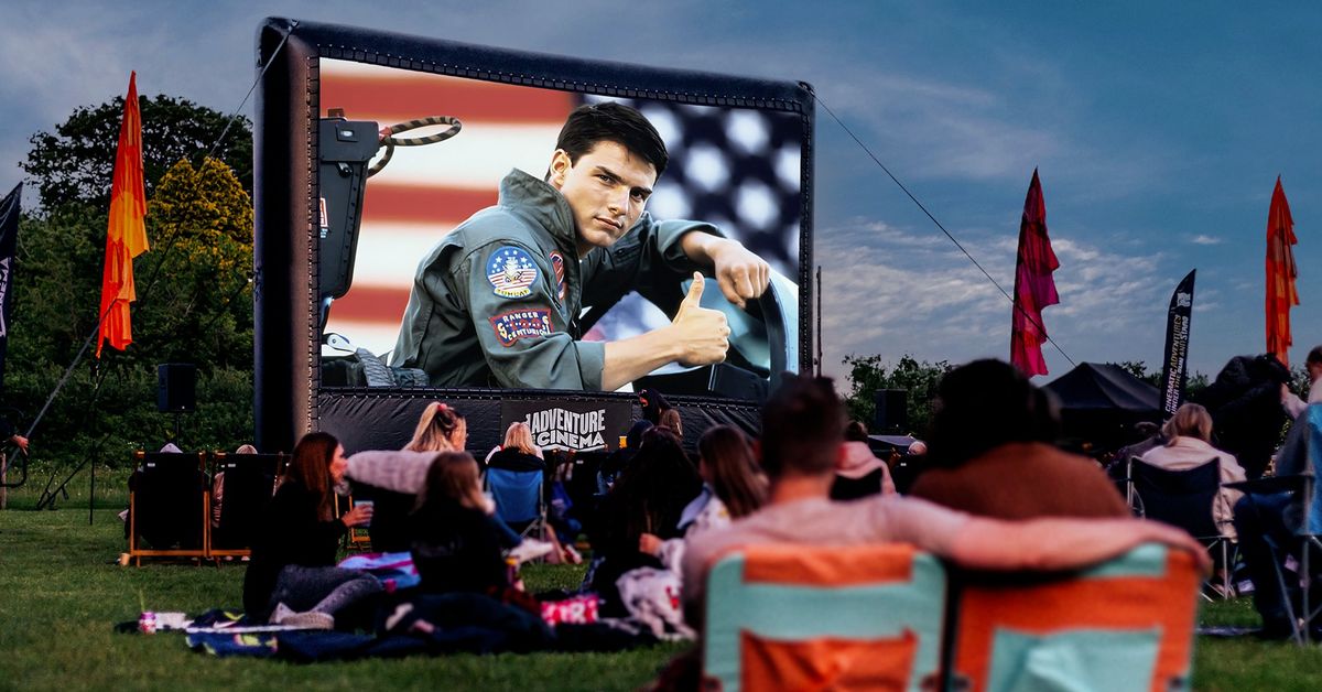 Top Gun Outdoor Cinema Experience at Queen Square