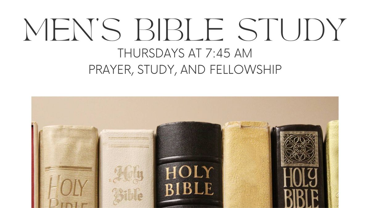 Men's Bible Study