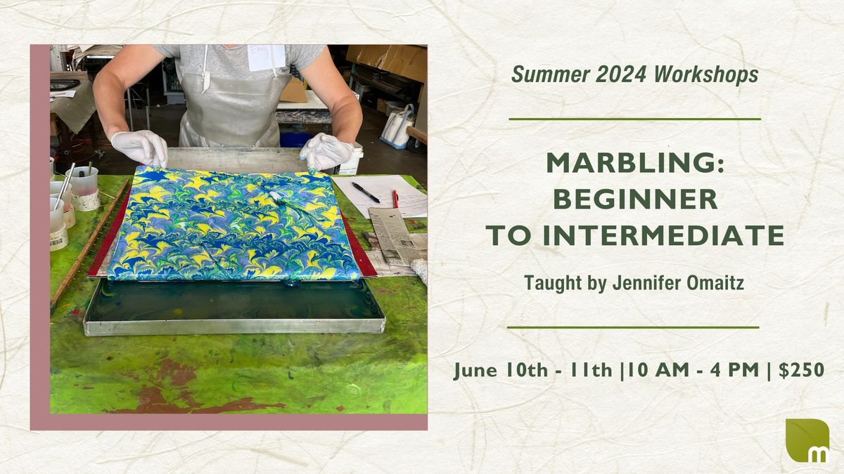 Marbling: Beginner to Intermediate Workshop