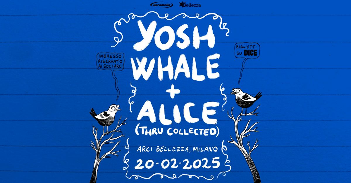 Yosh Whale + Alice (Thru Collected) | Milano, Arci Bellezza x Caramello