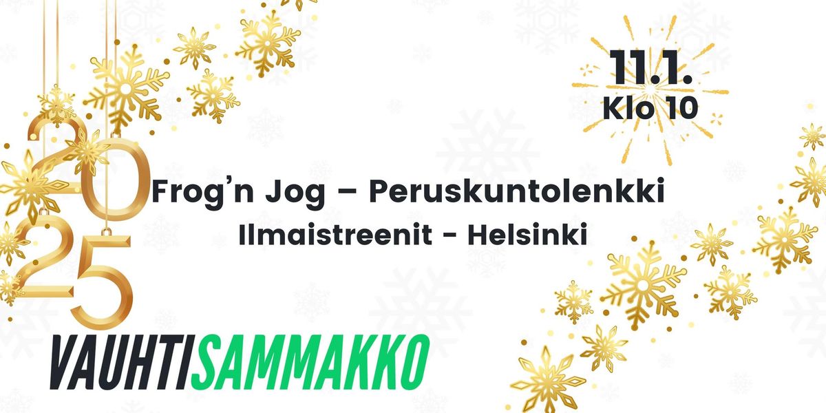 Frog\u2019n Jog \u2013 Peruskuntolenkki - Ilmaistreenit, Helsinki