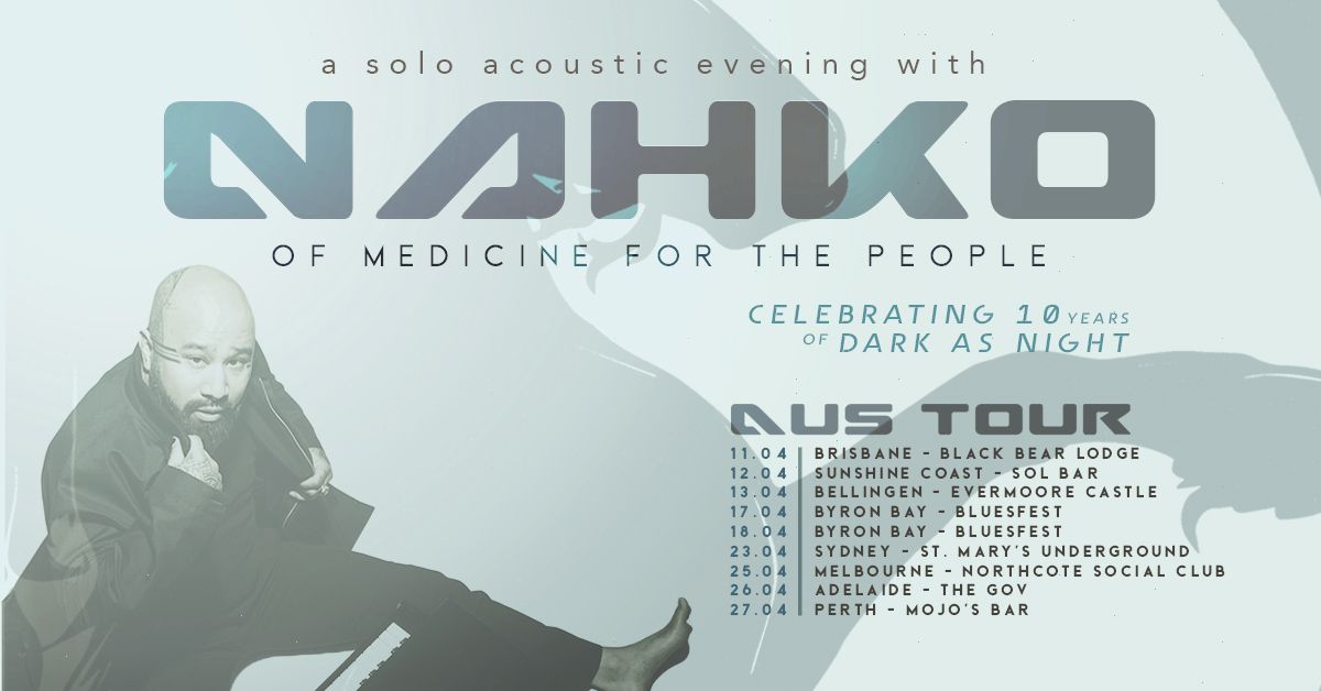 Nahko at Mojo\u2019s Bar - Perth, AUSTRALIA 