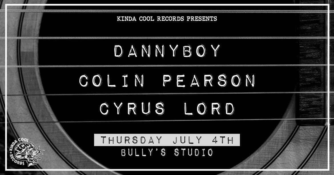 Kinda Cool Records  & Bully\u2019s Studios presents:  Acoustic Night at Bully\u2019s!