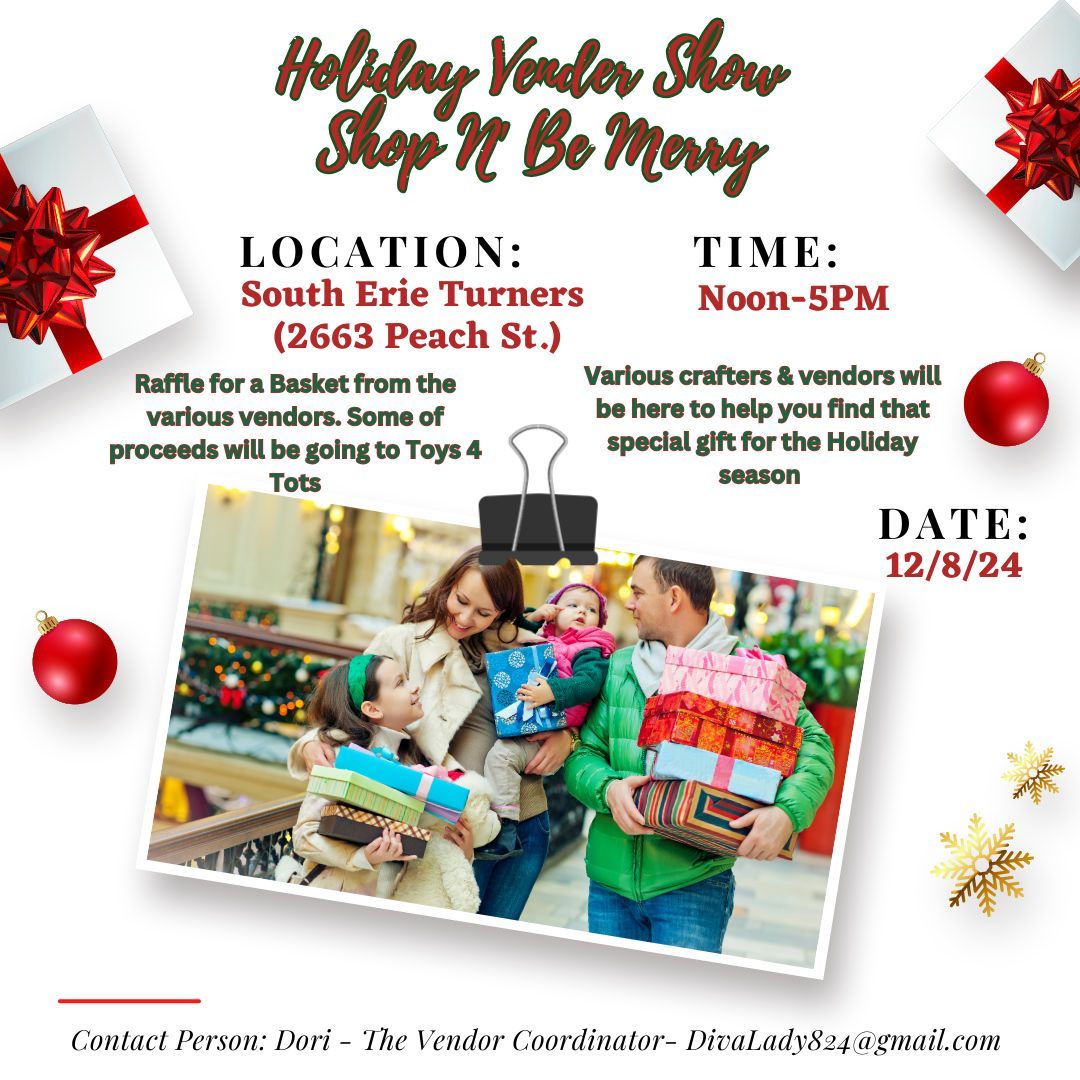 Holiday Vendor Show: Shop N' Be Merry at SET