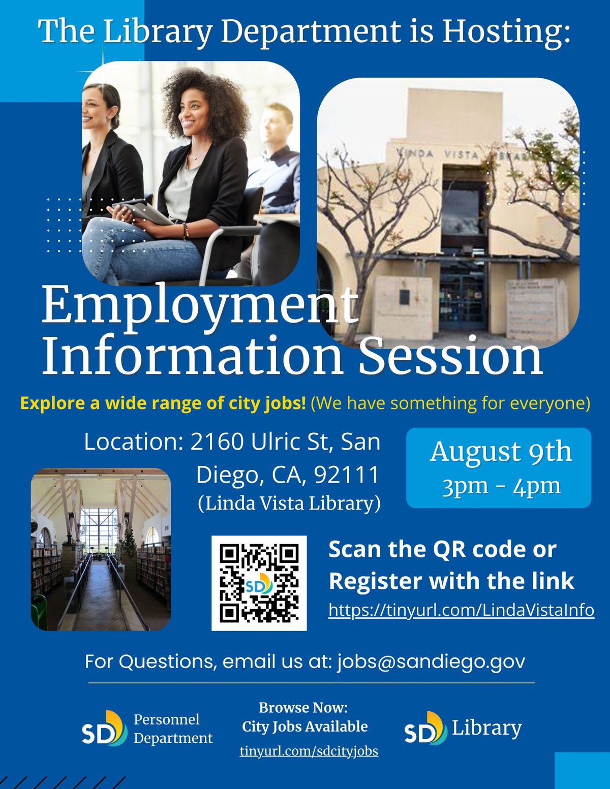 City of San Diego Employment Information Session 