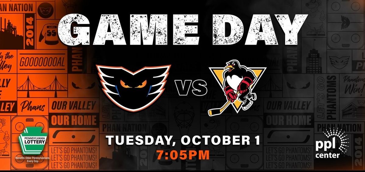 Lehigh Valley Phantoms at Wilkes-Barre Scranton Penguins at Mohegan Sun Arena at Casey Plaza