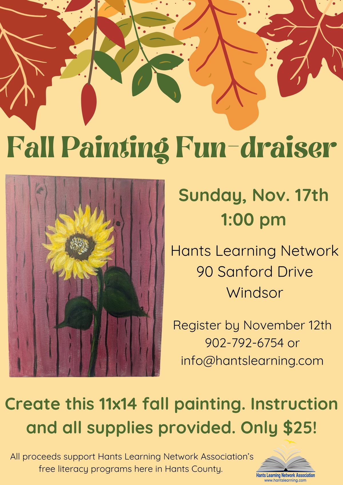 Fall Painting Fun-draiser