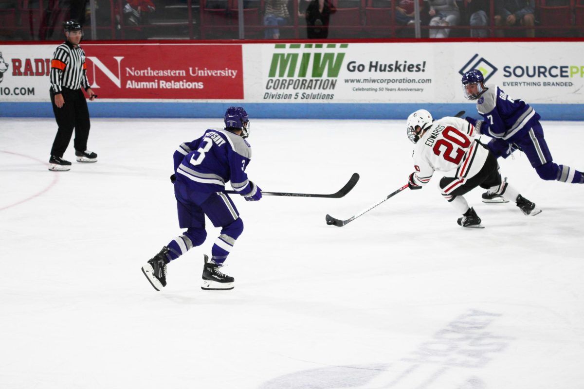 Stonehill College at Northeastern Huskies Mens Hockey