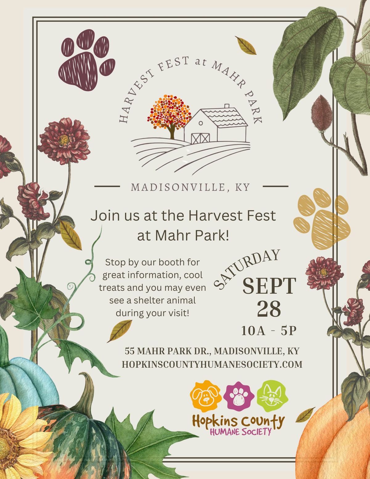 We're Going to the Harvest Fest at Mahr Park