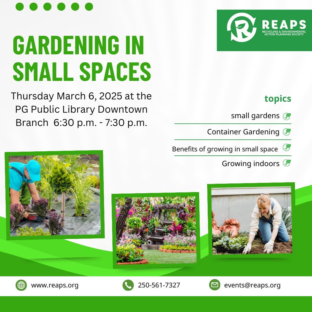 Gardening in Small Spaces