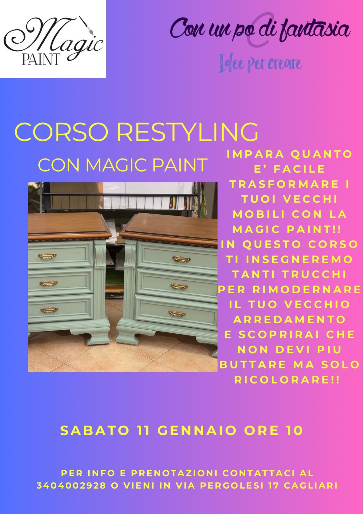 Corso restyling con Magic Paint!