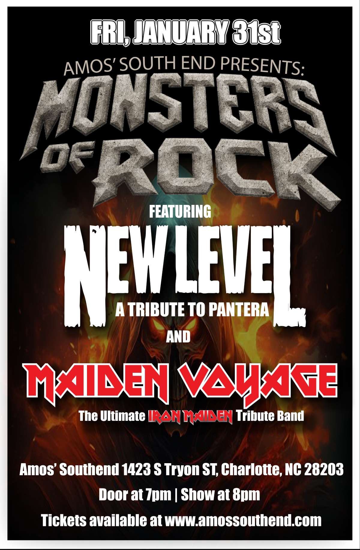 NEW LEVEL - A Tribute to Pantera and Maiden Voyage The Ultimate Tribute to Iron Maiden